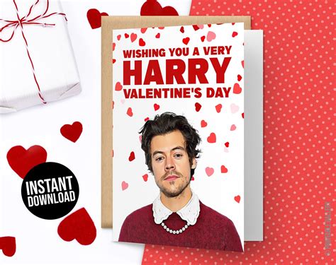 harry styles valentine cards